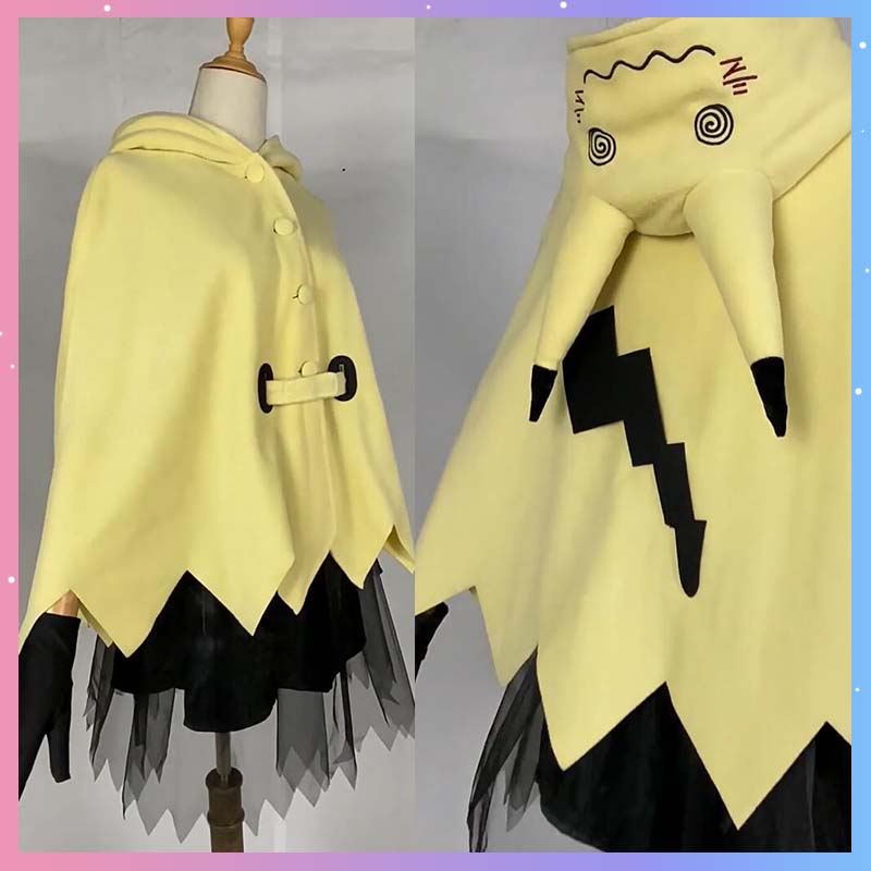 Cosplay Fire Prop - มิมิคิวคอสเพลย์เครื่องแต่งกายอะนิเมะผู้หญิงแต่งตัวเสื้อผ้าฮาโลวีนคอมมิคคอนคาร์นิวัลเสื้อผ้าชุดปาร์ตี้คอเซอร์พร็อพส์ของขวัญสำหรับผู้ใหญ่