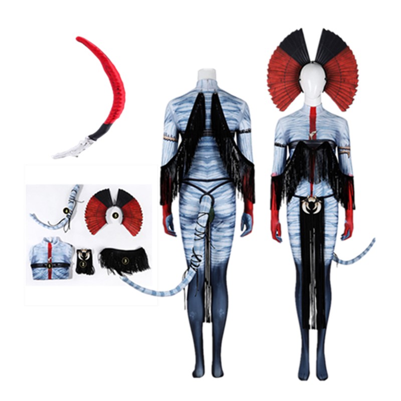 Cosplay Fire Prop - ชุดคอสเพลย์ Avatar Varang ชุดไฟและเถ้า สำหรับผู้ใหญ่ ผู้หญิง
