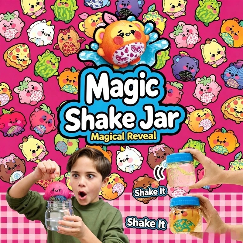 Prop En Cosplay - ตุ๊กตา Magic Jellykins มีสินค้าพร้อมส่ง เติมน้ำลงในภาชนะ เขย่าแล้วค้นพบตุ๊กตาตัวใหม่ที่ช่วยคลายความเครียด