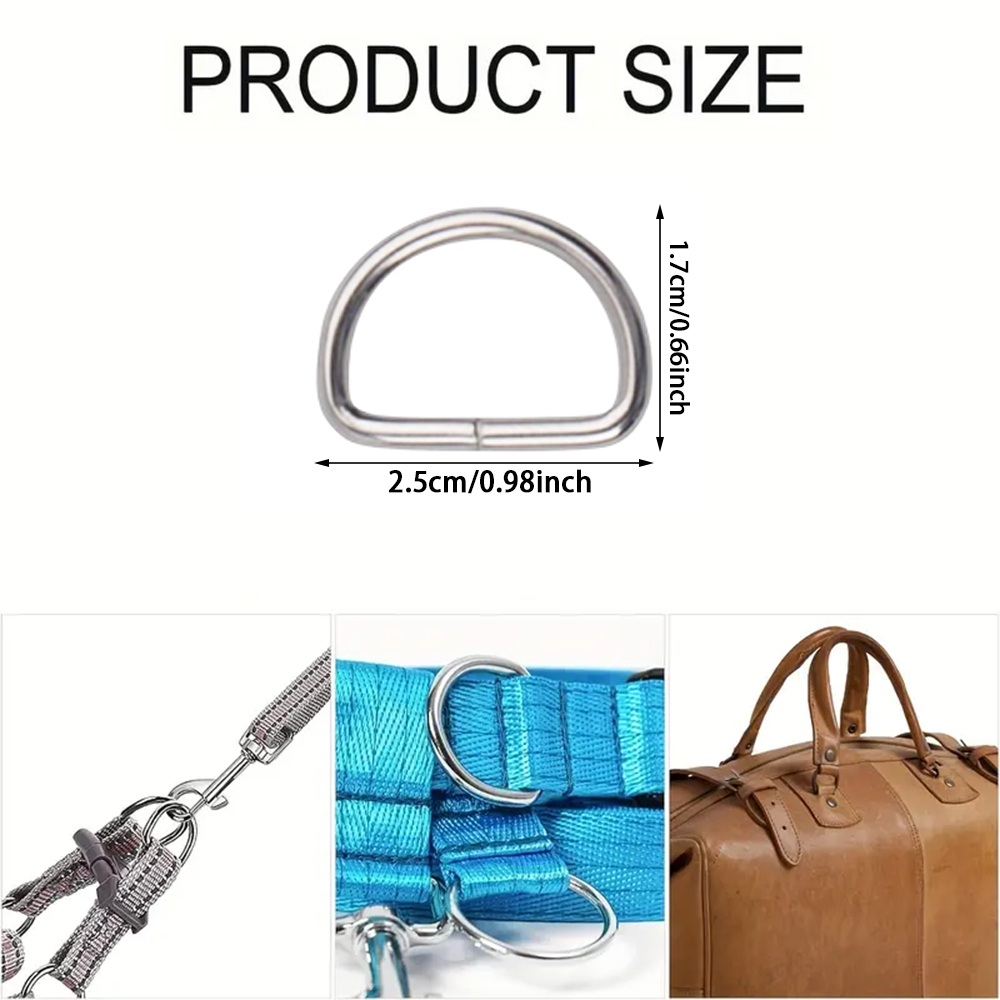 38/58/80 ชิ้น ห่วงตัวดี หัวเข็ - D Ring Strap บทวิจารณ์และราคา