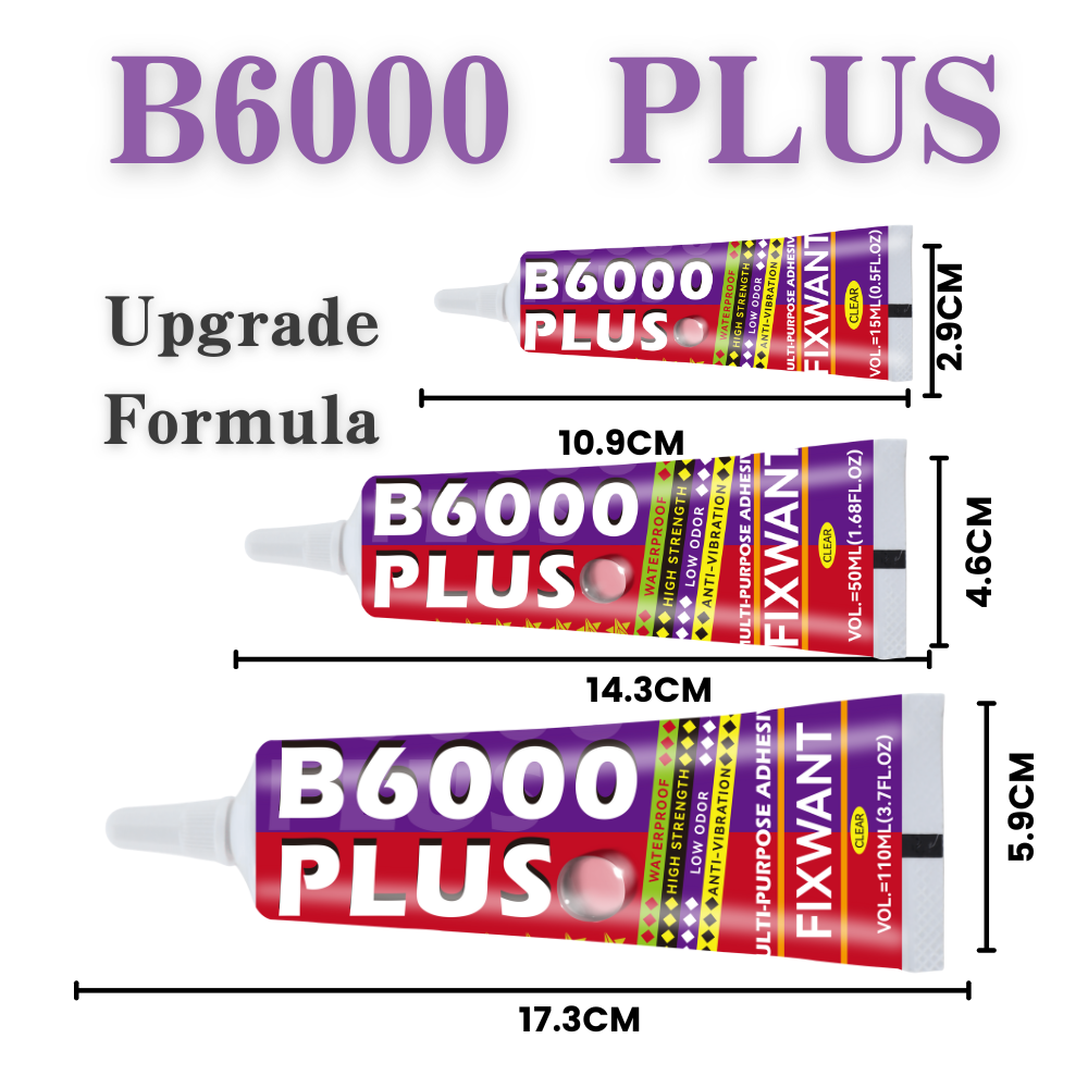 B6000 PLUS 15/50/110ML CLEAR C - Contact Cement Glue บทวิจารณ์และราคา