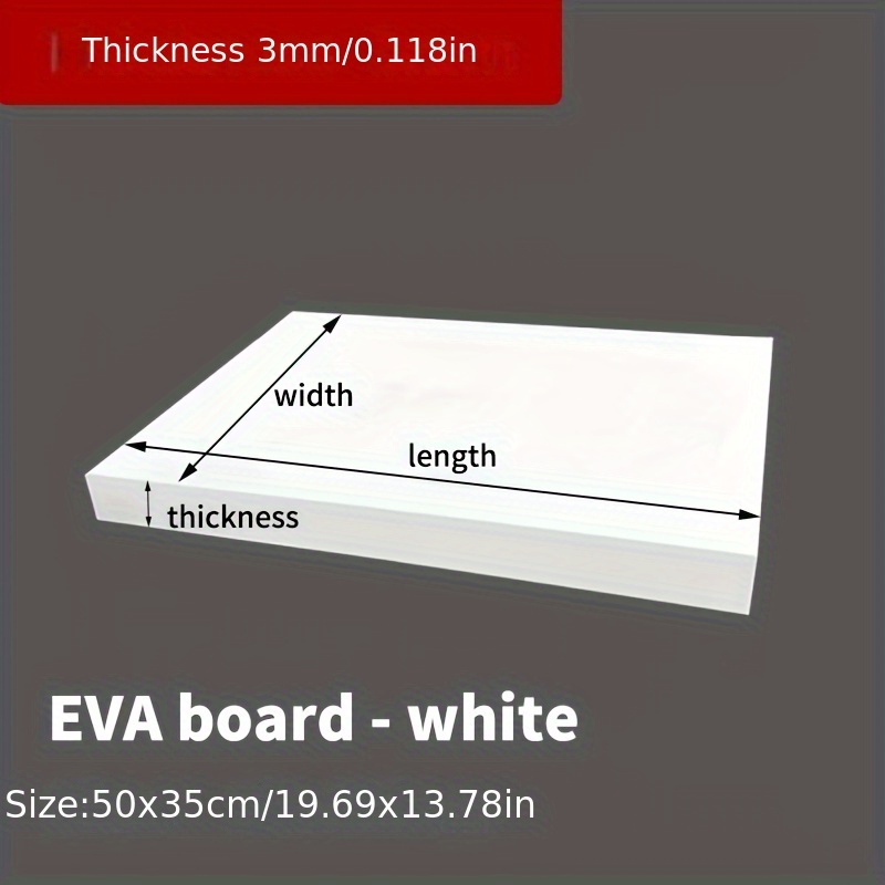 แผ่นโฟม EVA ขนาด 14x19 นิ้ว หน - Cosplay Prop Foam Board บทวิจารณ์และราคา
