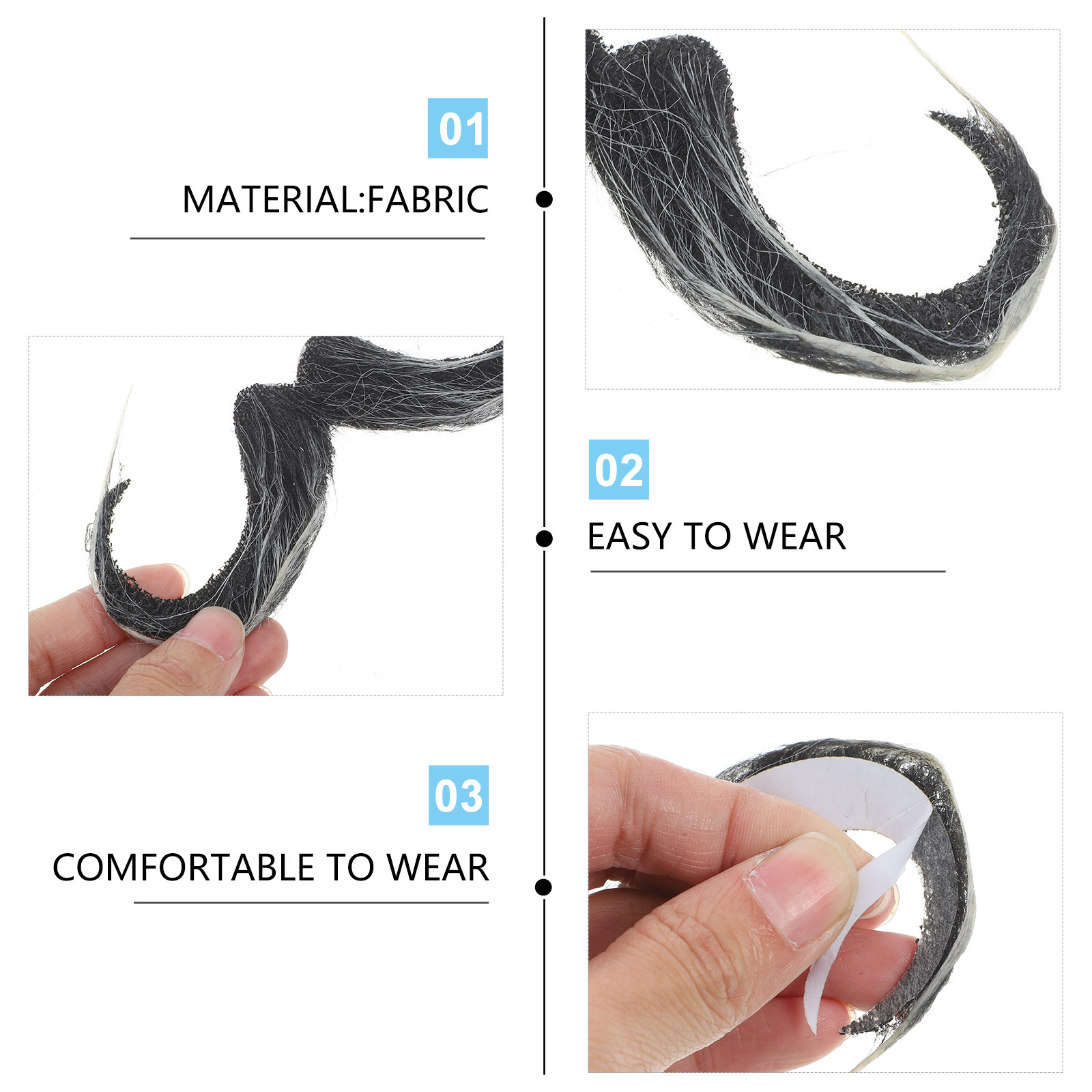 หนวดเคราปลอมสมจริง สำหรับผู้ชา - Easy Cosplay Prop บทวิจารณ์และราคา