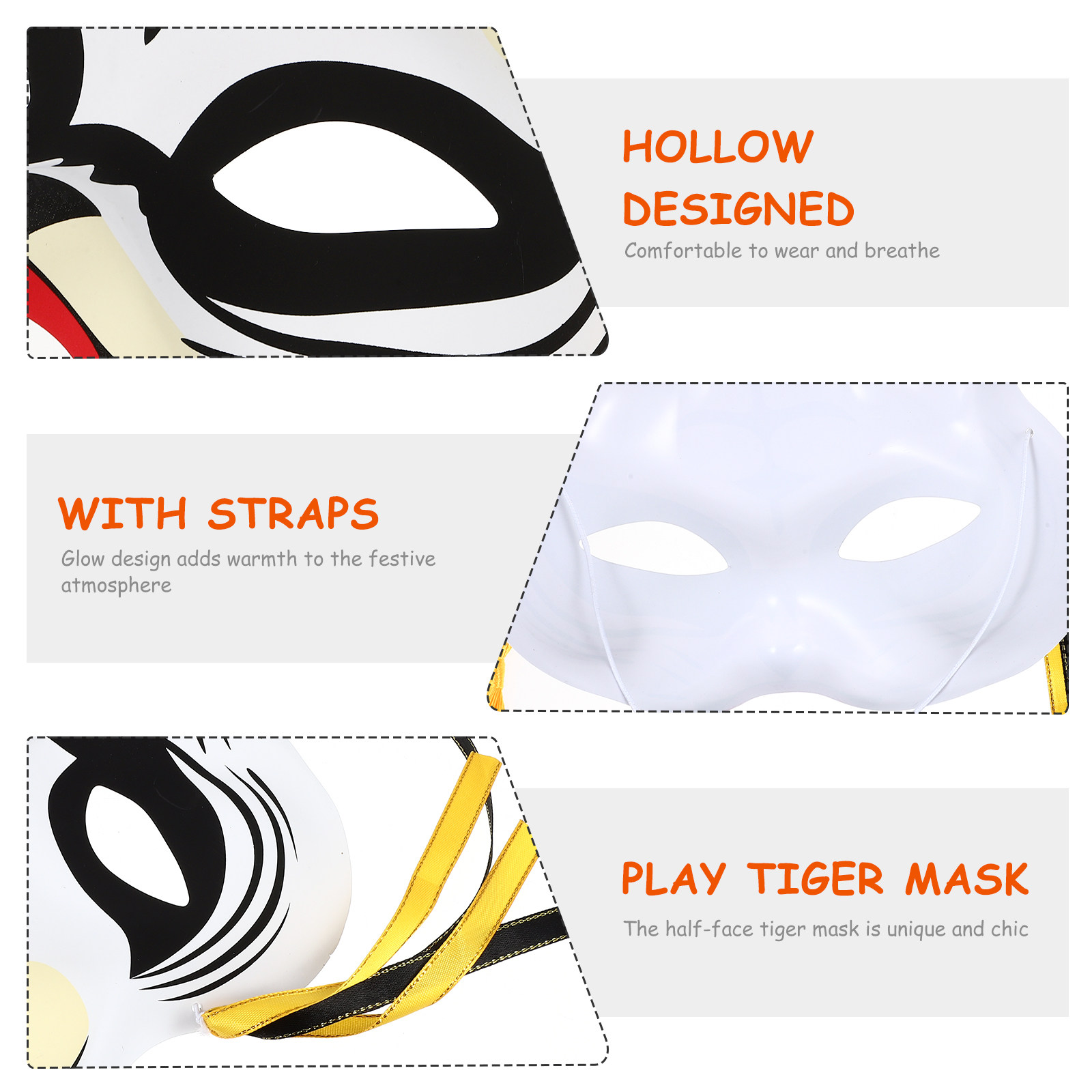หน้ากากเสือครึ่งหน้า ใช้ได้ทั้ - Easy Cosplay Prop บทวิจารณ์และราคา
