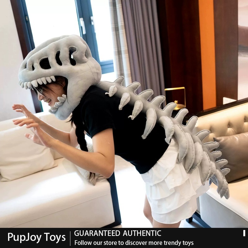 หมวกตุ๊กตาโครงกระดูกไดโนเสาร์แ - Cosplay Fire Prop บทวิจารณ์และราคา